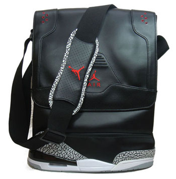 Air Jordan 3 Black / Cement Sneaker Bag 